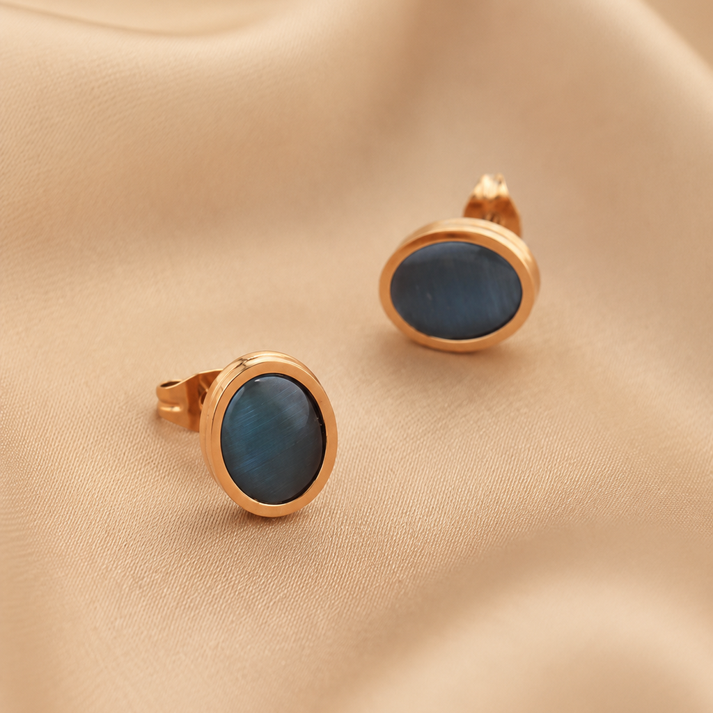 Ocean Glow Stud Earrings