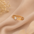 Solitaire Halo Accent Ring